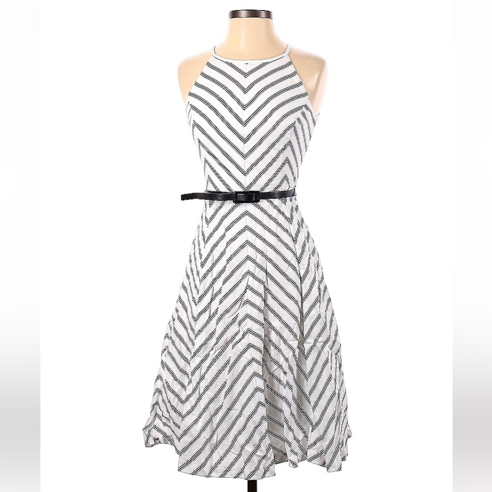 Chevron Halter Dress